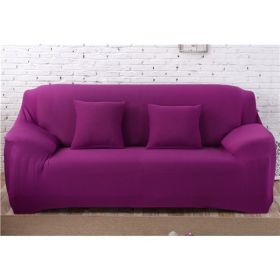 Solid Corner Sofa Covers Couch Slipcovers Elastica Material Sofa Skin Protector Cover Sofa Armchair (Option: 14-One seat)