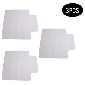 3PCS 90 x 120 x 0.2cm PVC Home-use Protective Mat for Floor Chair Transparent (Option: as picture)