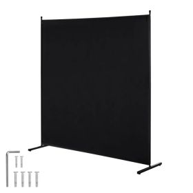 Space Partition, One-Panel Privacy Barrier, 6FT Indoor Privacy Shield, Segregation Screen for Spaces, Standalone Partition Panel for Workspace, S (Option: default title)