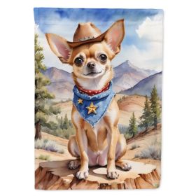 Chihuahua Cowboy Welcome Garden Flag Mailbox Flag Decorative Yard Flag Banner Outside Patio Artwork Yard Flower Beds, Garden Size, Multicolor (Option: Default)